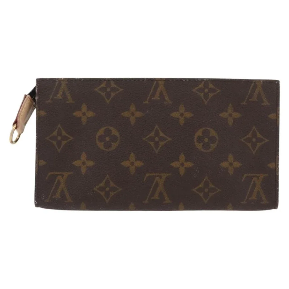 Louis Vuitton Monogram Bucket GM Accessory Pouch Brown